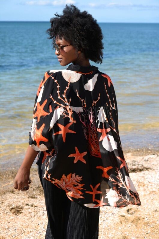 Curate - Behind Her Back Shirt - Black Shells - Image 3