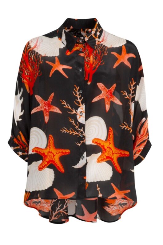 Curate - Behind Her Back Shirt - Black Shells - Image 6