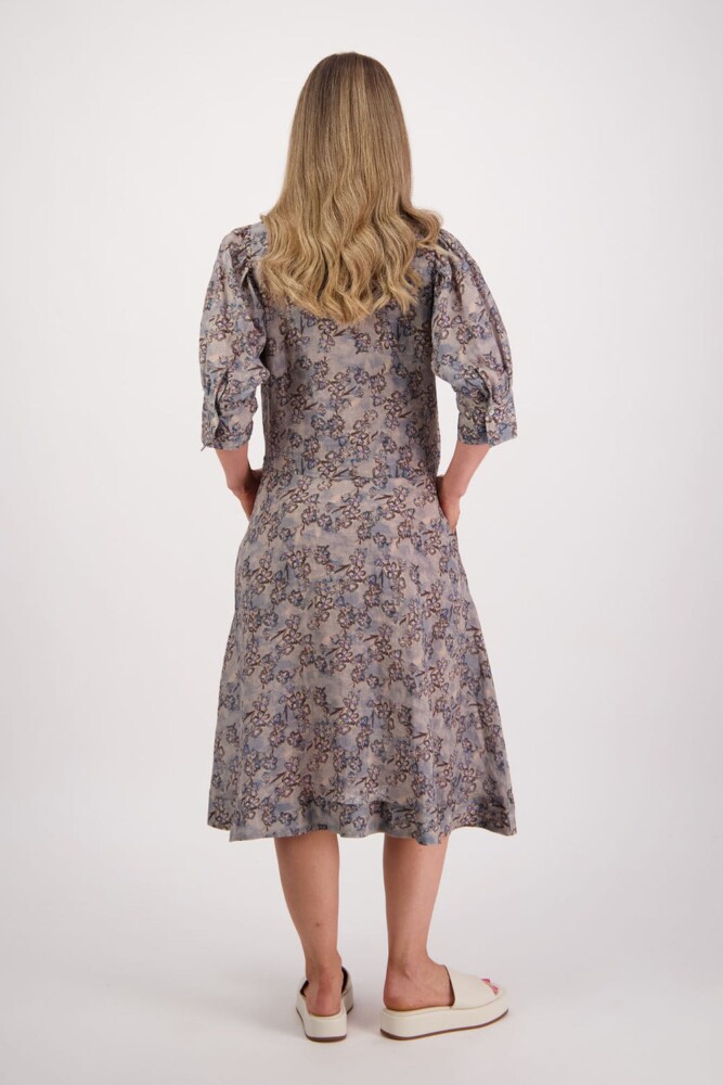 Briarwood - Christine Denim Daisy Ramie Shirt Dress - Image 3