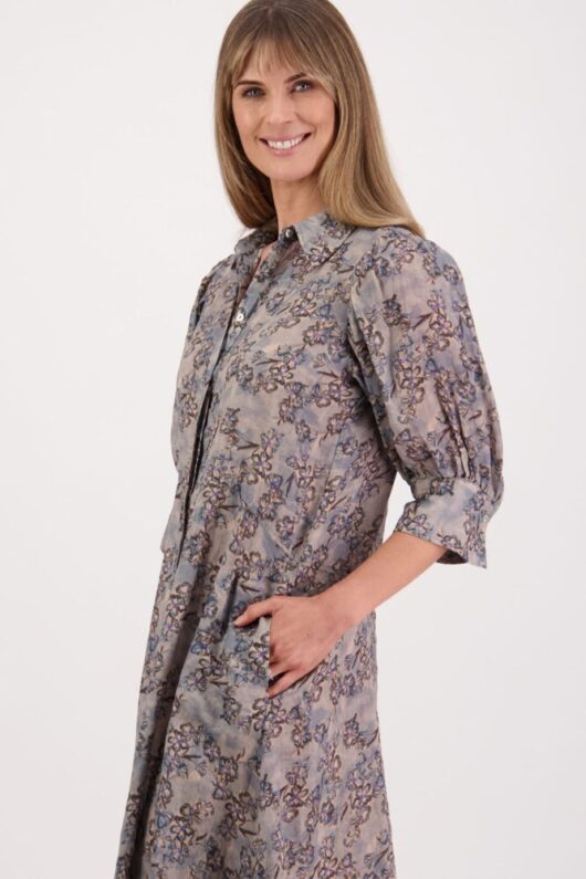 Briarwood - Christine Denim Daisy Ramie Shirt Dress - Image 5