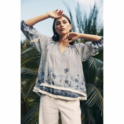 Loobie's Story - Xanthe Top - Indigo