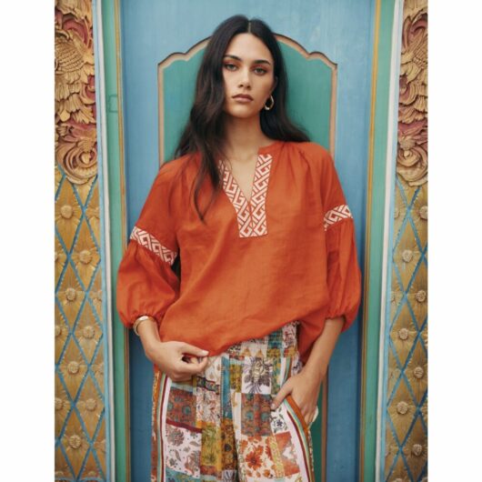Loobie's Story - Maya Top - Burnt Orange