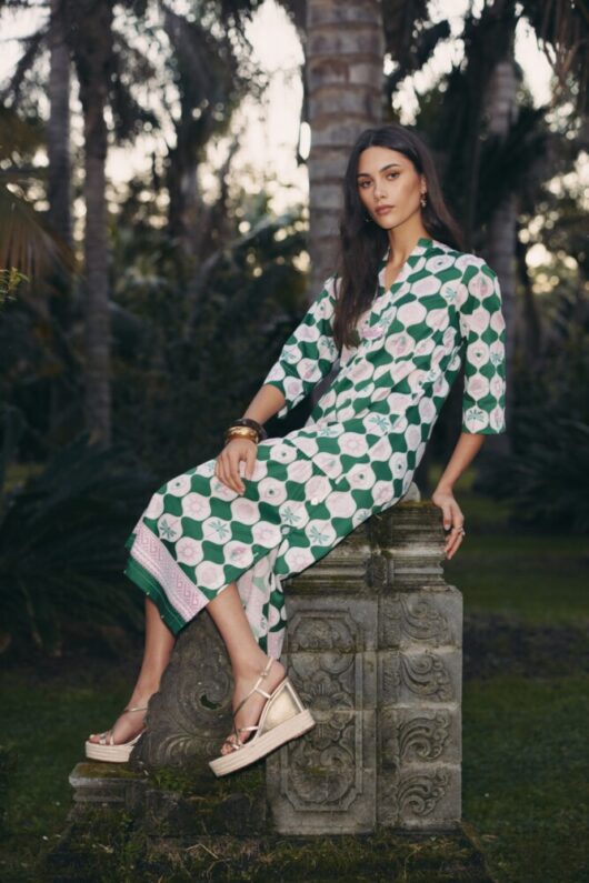 Loobie's Story - Kya Midi Dress - Palm Green - Image 2