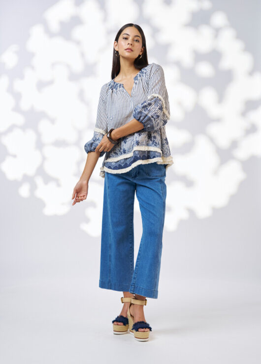 Loobie's Story - Xanthe Top - Indigo - Image 2