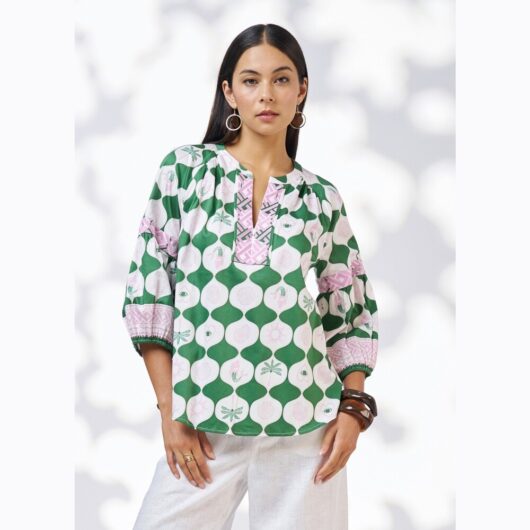 Loobie's Story - Kya Blouse - Palm Green
