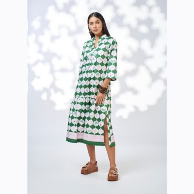 Loobie's Story - Kya Midi Dress - Palm Green