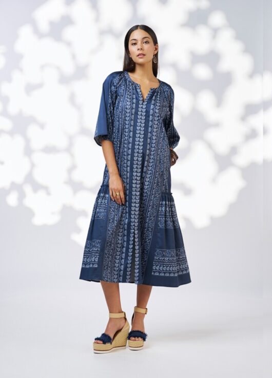Loobie's Story - Asher Midi Dress - Indigo - Image 2