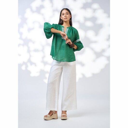 Loobie's Stroy -Maya Top - Palm Green