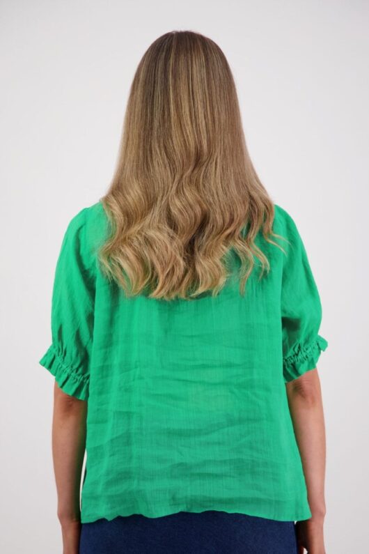 Briarwood - Pearly Apple Ramie Shirt - Image 4