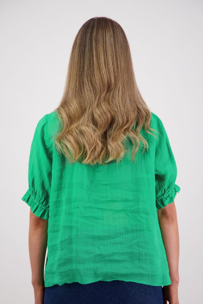 Briarwood - Pearly Apple Ramie Shirt - Image 4