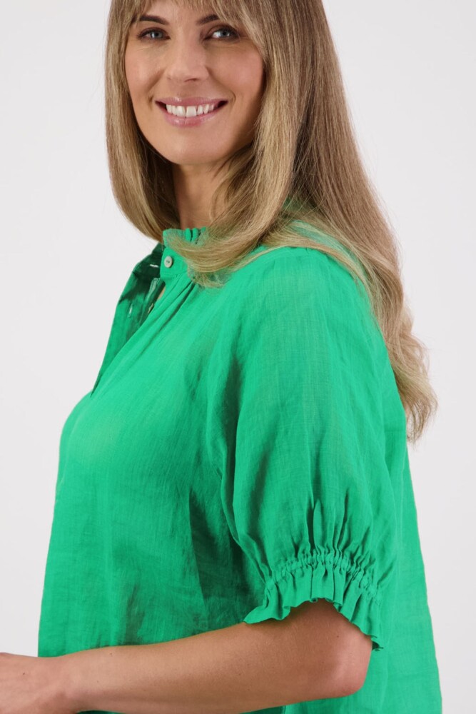 Briarwood - Pearly Apple Ramie Shirt - Image 5
