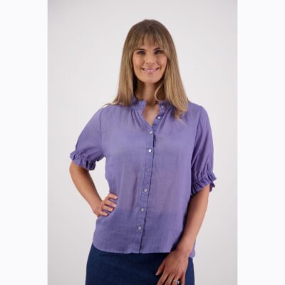 Briarwood - Pearly Lavender Ramie Shirt
