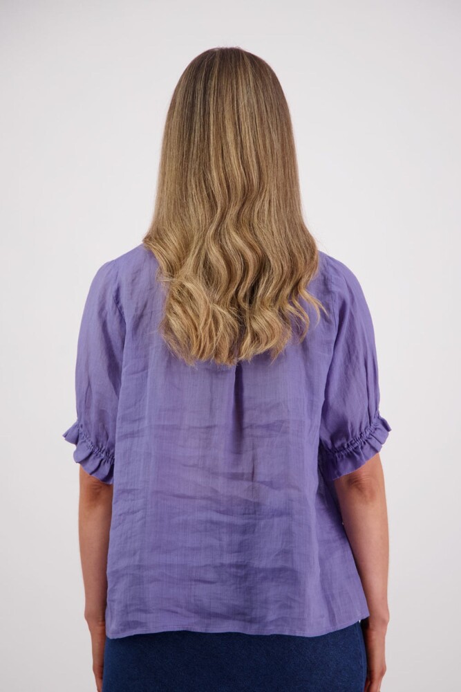 Briarwood - Pearly Lavender Ramie Shirt - Image 3