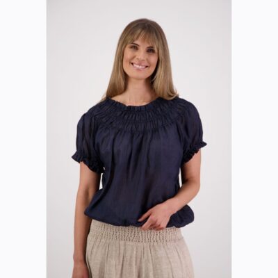 Brairwood - Sally Ink Ramie Top
