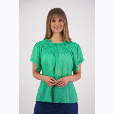 Briarwood - Sally Apple Ramie Top