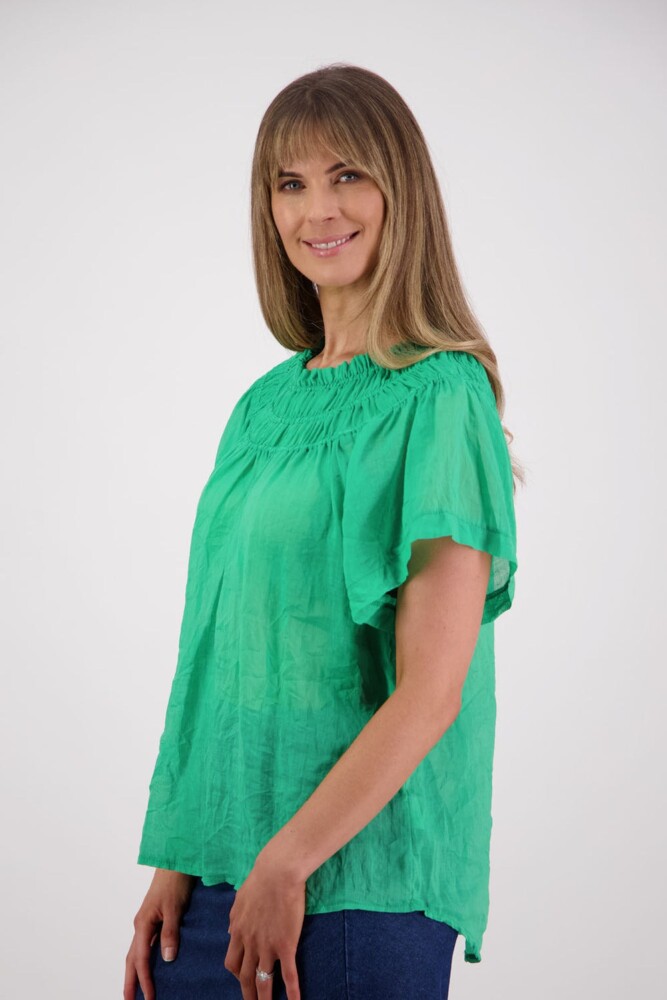Briarwood - Sally Apple Ramie Top - Image 2