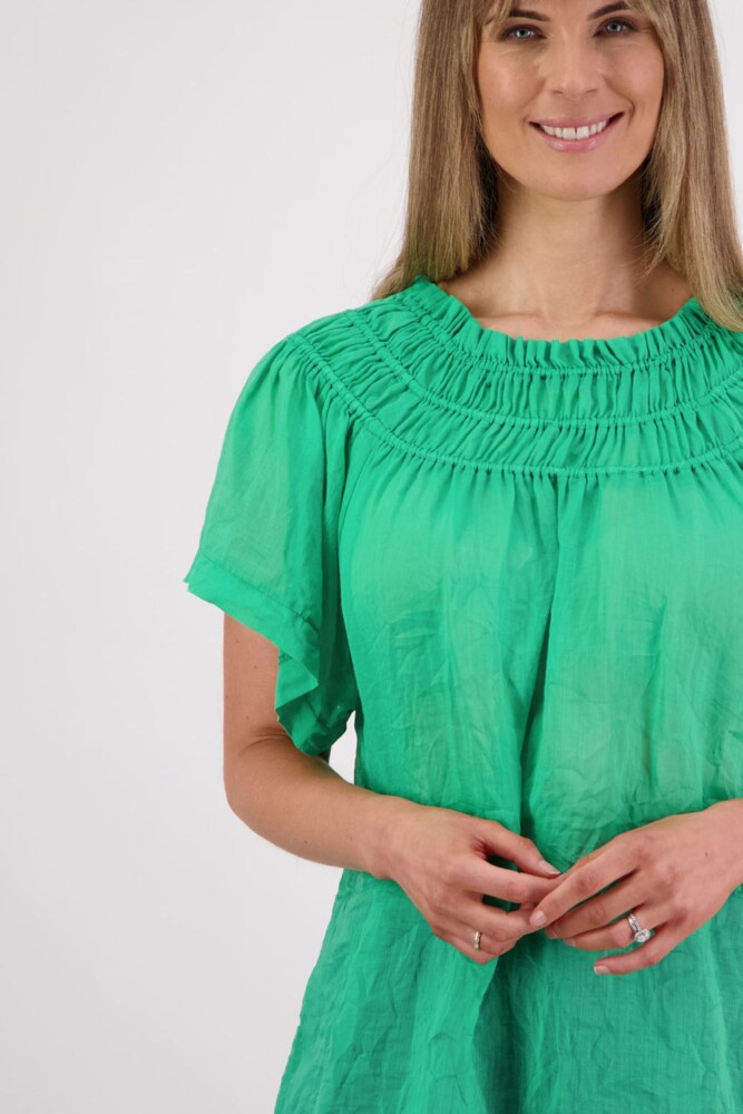 Briarwood - Sally Apple Ramie Top - Image 4