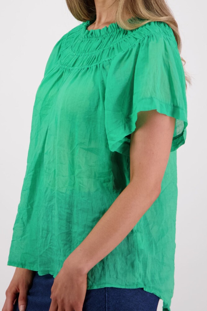 Briarwood - Sally Apple Ramie Top - Image 5