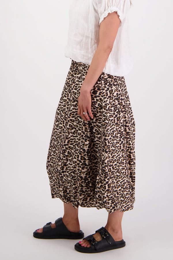 Briarwood - Sammy Leopard Cotton Poplin Skirt - Image 2