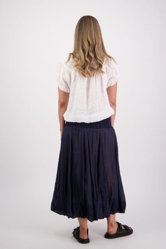 Briarwood - Sarah Ink Ramie Skirt - Image 4