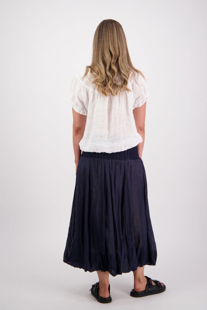 Briarwood - Sarah Ink Ramie Skirt - Image 4
