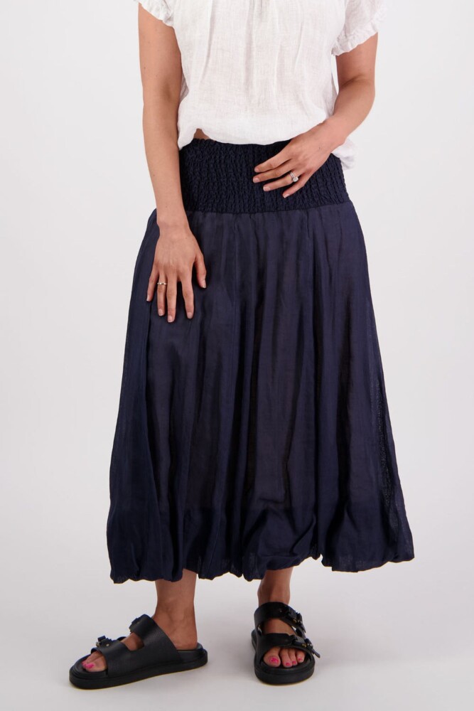 Briarwood - Sarah Ink Ramie Skirt - Image 5