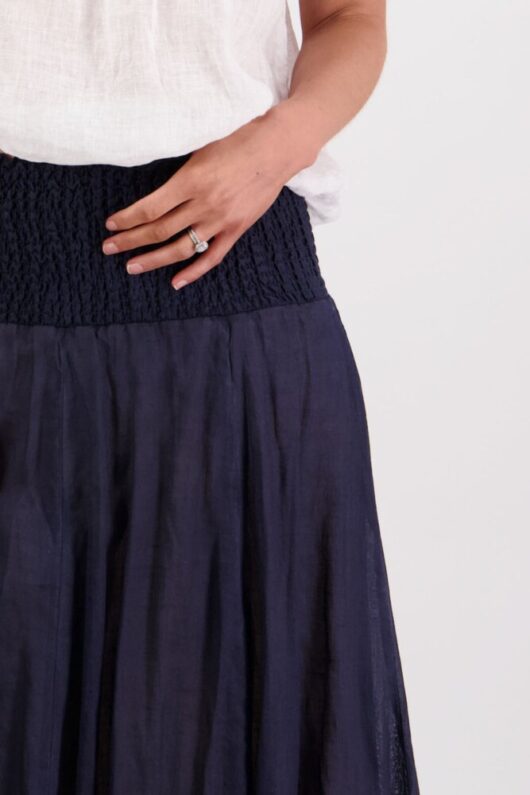 Briarwood - Sarah Ink Ramie Skirt - Image 6