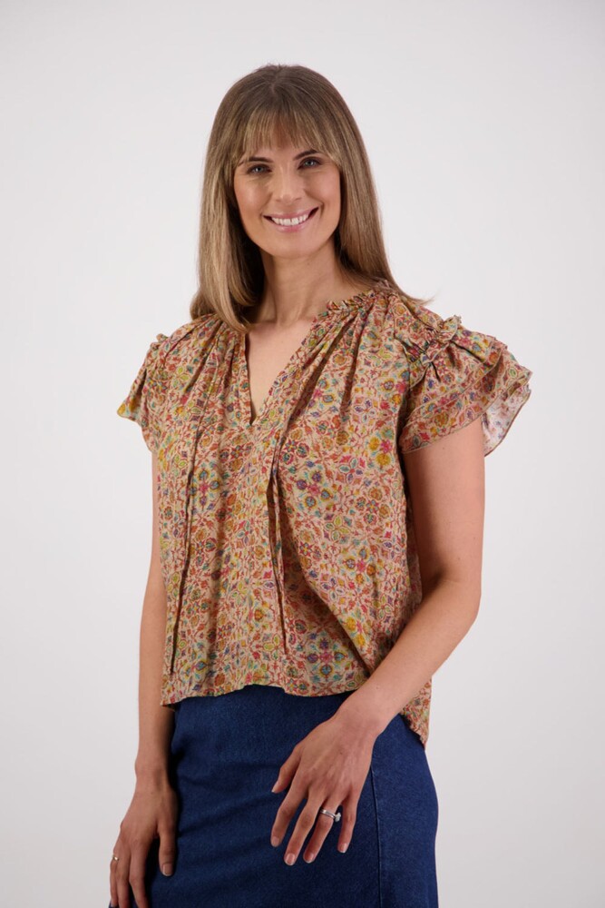 Brairwood - Shakespeare Little Leaf Ramie Top - Image 2