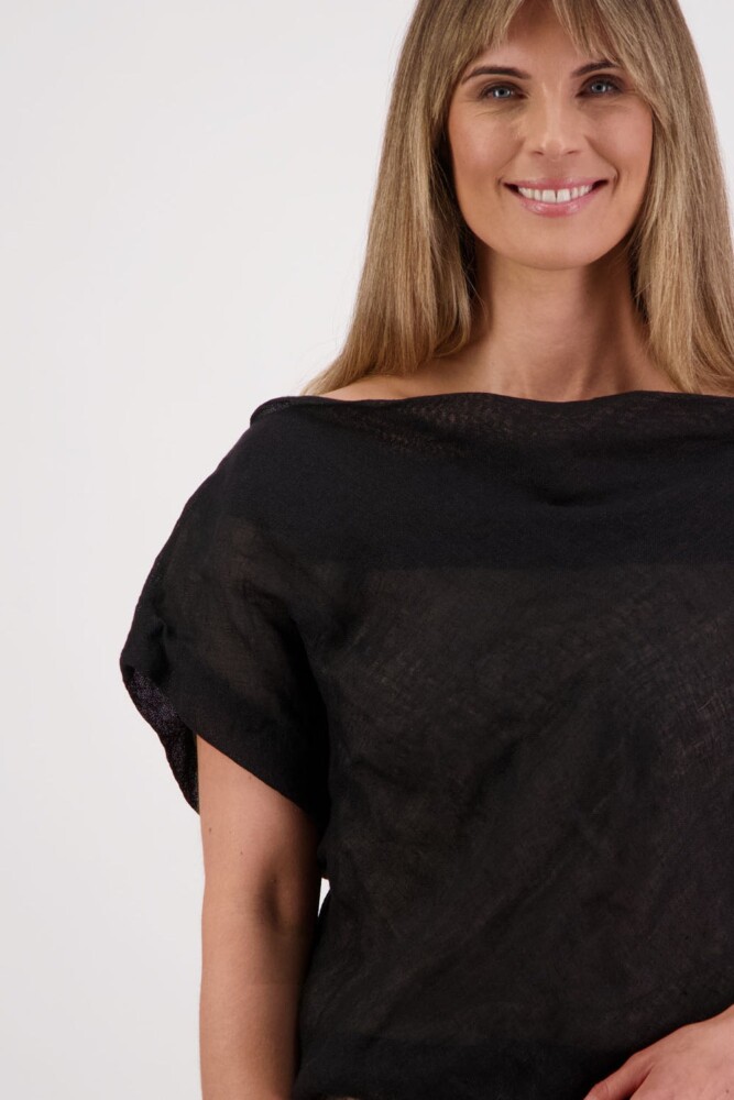 Briarwood - Shelby Black Linen Top - Image 4