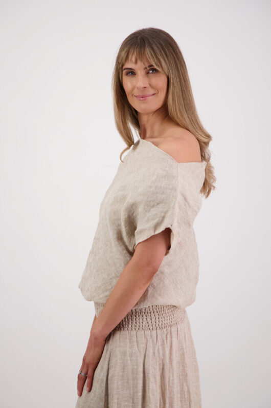 Briarwood - Shelby Natural Linen Top - Image 2