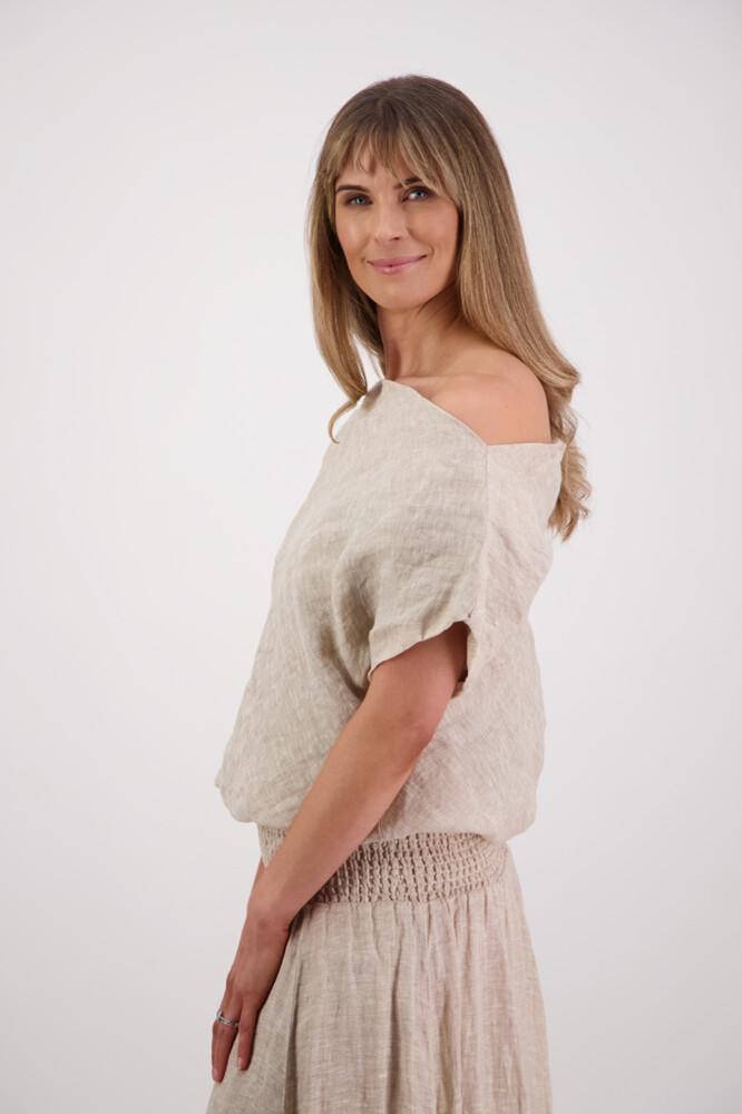 Briarwood - Shelby Natural Linen Top - Image 2
