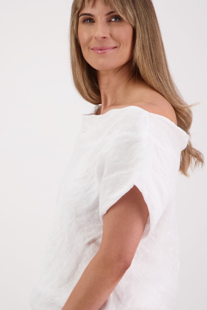 Briarwood - Shelby White Linen Top - Image 5