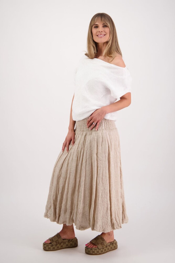 Briarwood - Shelby White Linen Top - Image 3