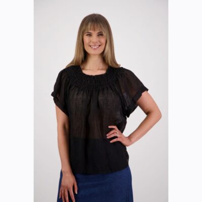 Briarwood - Shelley Black Line Top