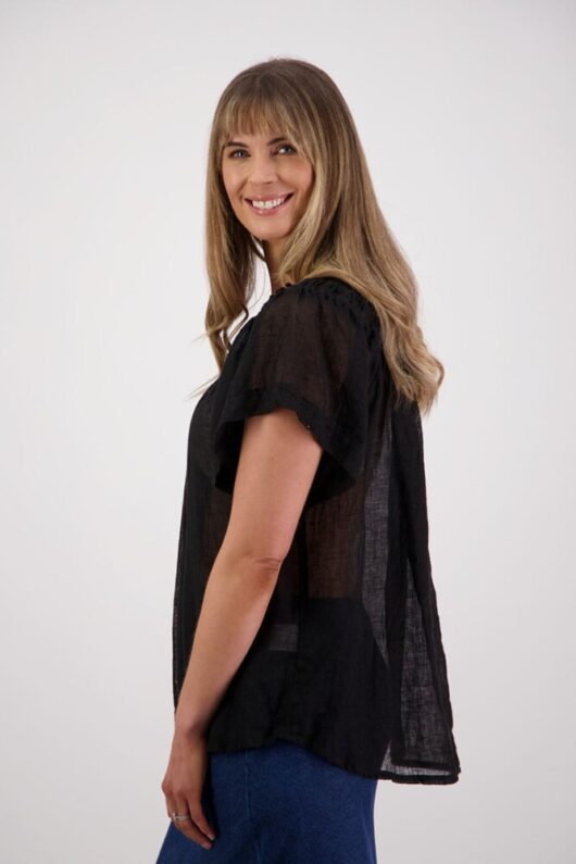 Briarwood - Shelley Black Line Top - Image 2