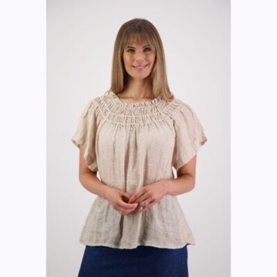 Briarwood - Shelley Natural Linen Top