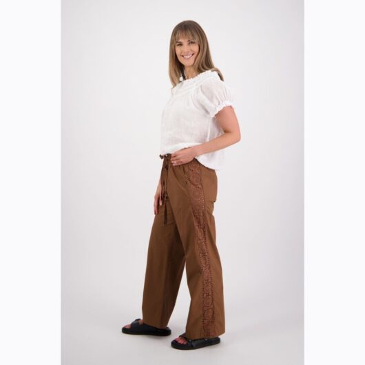 Briarwood - Sunshine Tan Cotton Poplin Pant