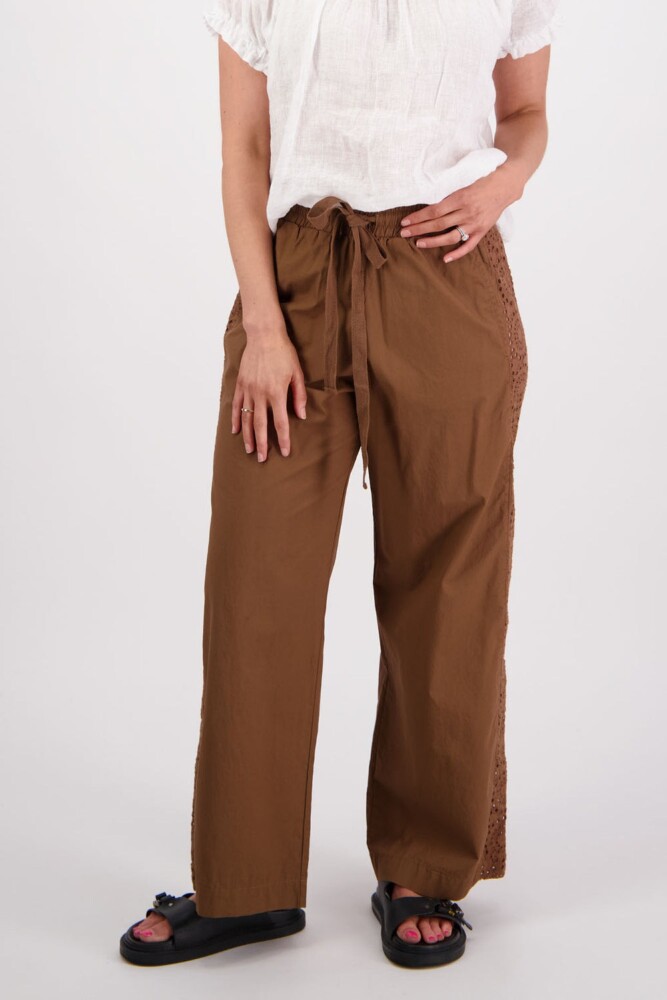 Briarwood - Sunshine Tan Cotton Poplin Pant - Image 5