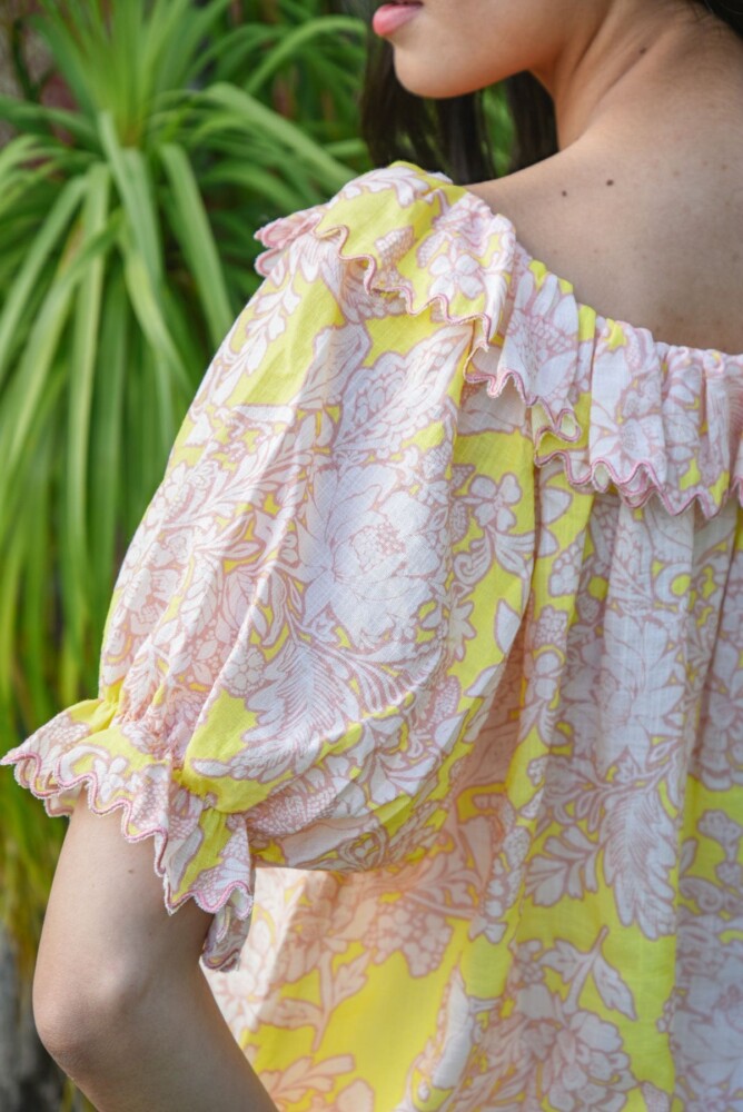 Coop - Cool By Nature Top - Blush/Yellow - Image 4