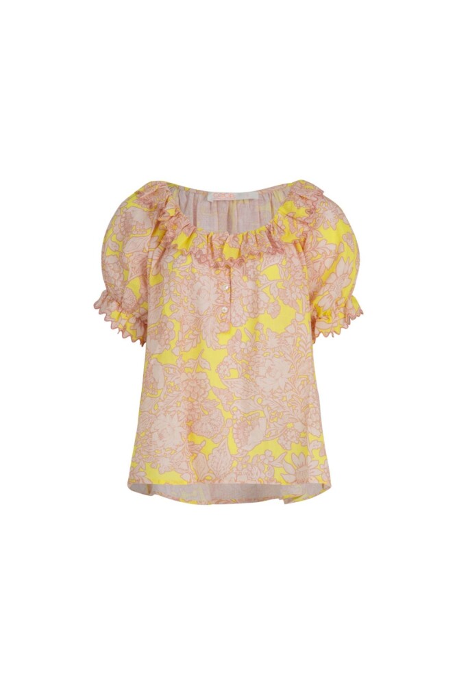 Coop - Cool By Nature Top - Blush/Yellow - Image 5