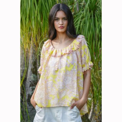 Coop - Cool By Nature Top - Blush/Yellow