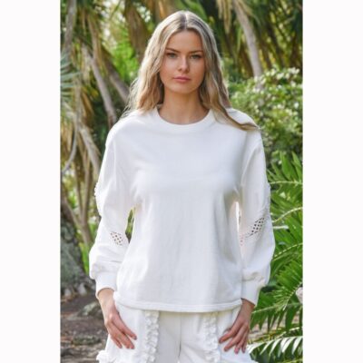 Coop - Sweater Than Honey Sweatshirt - White