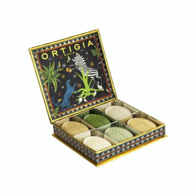 Ortigia Sicilia - Jungle Black Assorted Soap - 6 Olive Oil Soaps