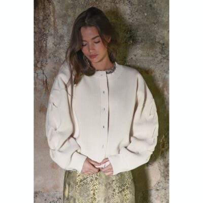 Coop - Twist and Shout Cardigan - Cream