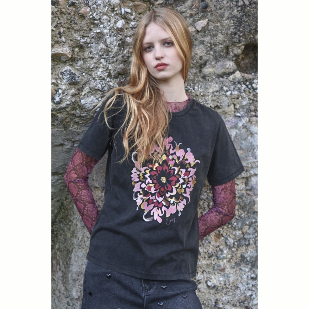 Coop - Fleur-tastic T-Shirt - Vintage Black