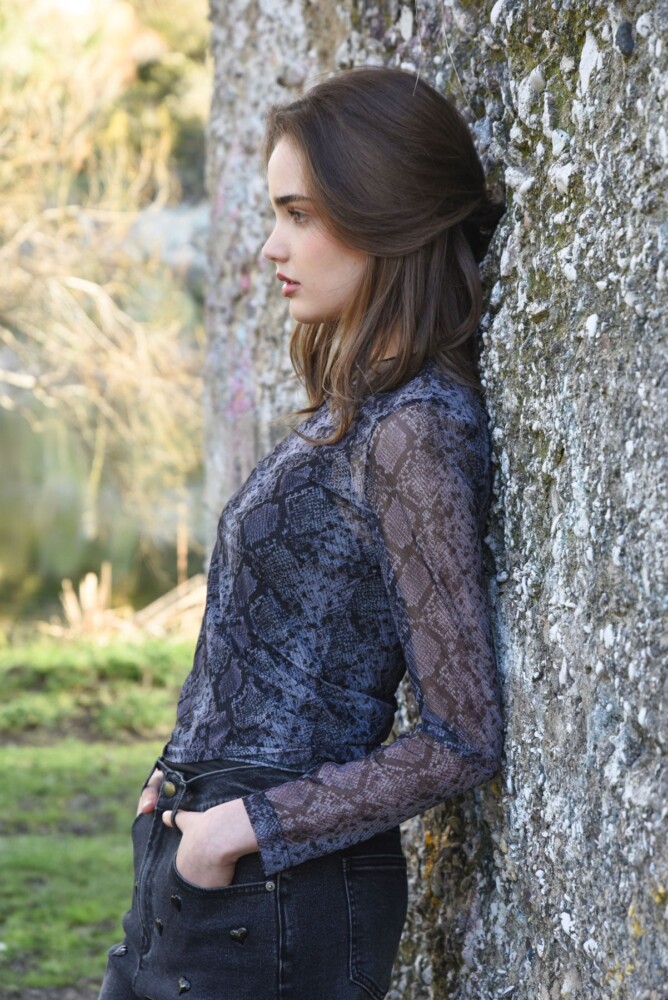 Coop - Second Skin Top - Charcoal - Image 2