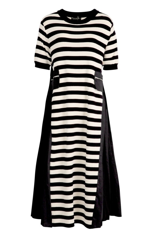 Curate - Cozy Couture Dress - Stripe - Image 6