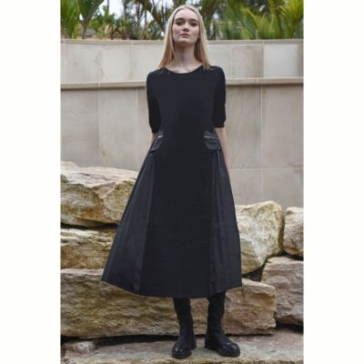 Curate - Cozy Couture Dress - Black