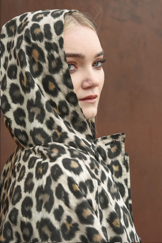 Curate - Glow with the Flow Raincoat - Leopard - Image 5