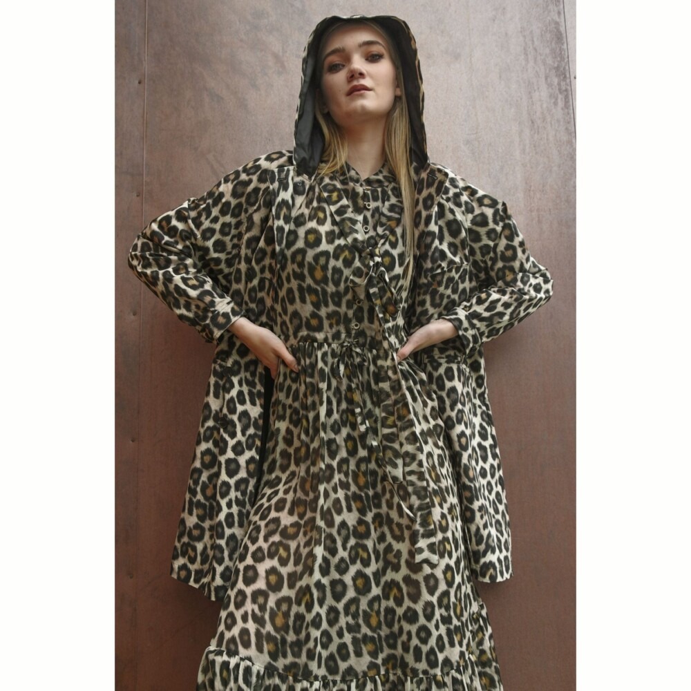Curate - Glow with the Flow Raincoat - Leopard